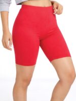 RD Women's Cotton Yoga Shorts -Red