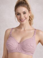 Women’s Cotton Non-Padded Bra – Dust Pink