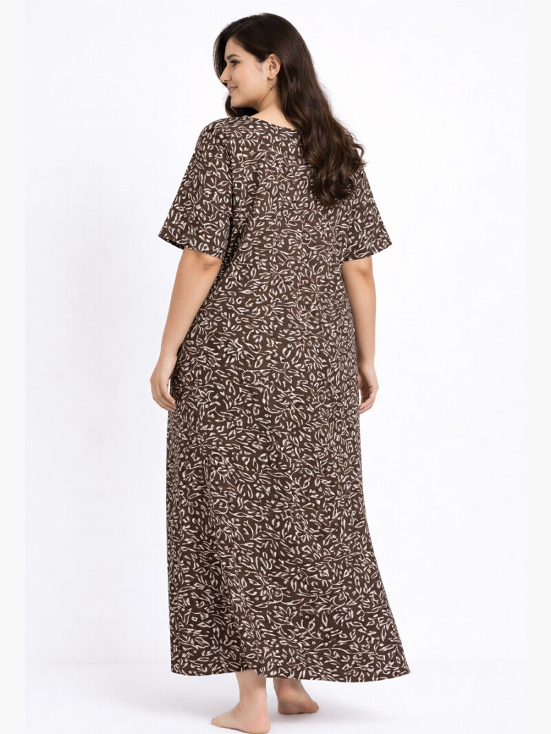 Shop Cotton Floral Plus Size Nighty Online