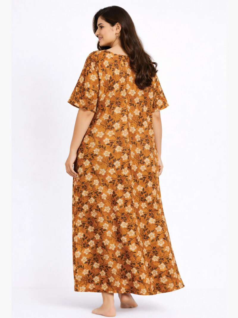 Buy Women's Cotton Floral Plus Size Nighty