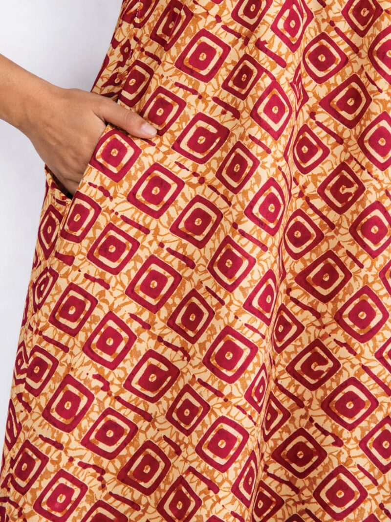 Women's Cotton Floral Plus Size Nighty - Maroon
