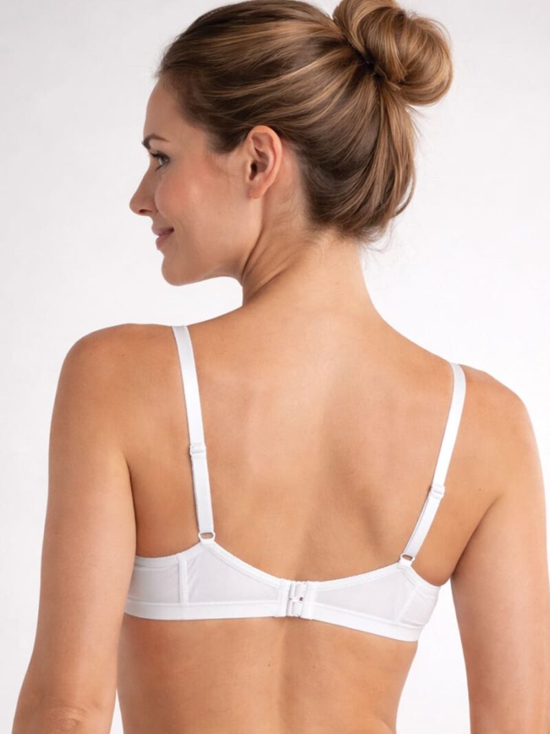 Women's Cotton Non-Padded Bra – White