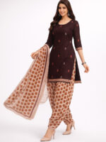 W-KS-192-02-CF-XL-F Shop Women’s Printed Salwar Suit With Plazzo
