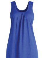 WS-SABBNA-02-RB-FREE-SIZE-23-b. Women's Full-Length Cotton Slip Nightdress – Royal Blue