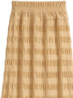 Women's Popcorn Textured Maxi Skirt - Cream