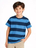 KB-TS-270-03-BL-9-10Y-f Boys Cotton Graphic T-Shirt - Blue