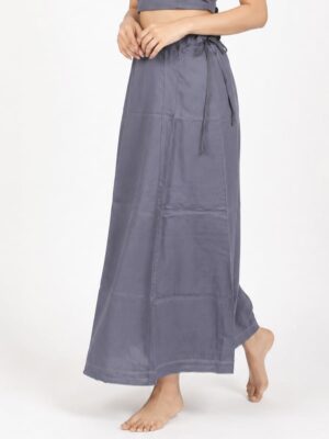 Women's Cotton Petticoat / In-Skirt - Grey
