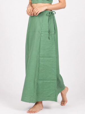 Women's Cotton Petticoat / In-Skirt - Green