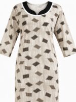 W-NY-323-03-PL-XXL-B. Women’s Lycra Printed Nighty - Plum