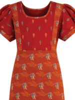 W-NY-328-04-AM-XXL-B. Women's Cotton Feeding Frock Nighty - Amber