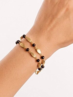 Women's Crystal Nazariya Bracelet – Black