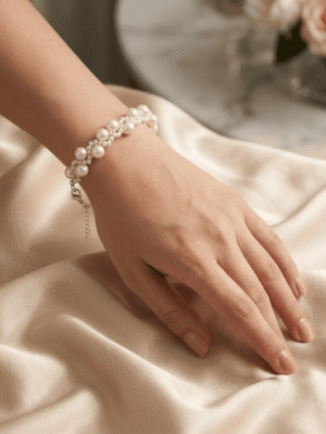 Women's Pearl Princess Bracelet – White