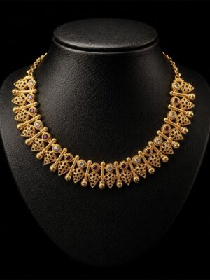 Women's Gold-Plated Antique Charm Necklace