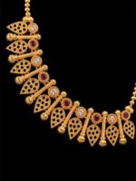 WJ-WP-TA-43-22-b Women's Gold-Plated Antique Charm Necklace
