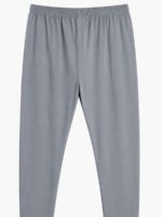 W-LG-379-04-GY-3XL-B. Women's Cotton Ankle-Length Leggings -Grey