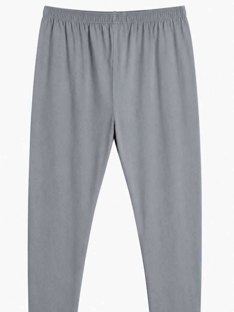 Women's Cotton Ankle-Length Leggings -Grey