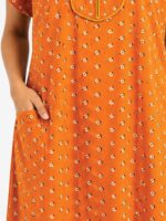 Women’s Plus-Size Cotton Frock Nighty – Amber