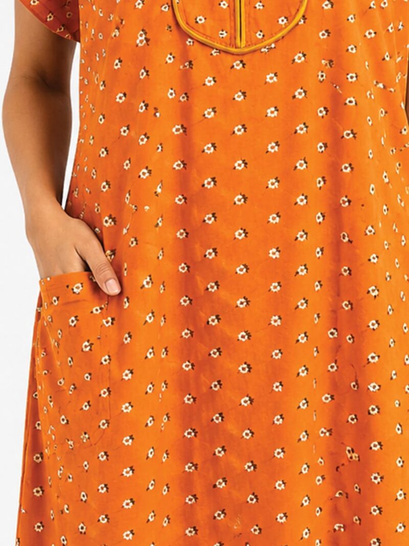 Women’s Plus-Size Cotton Frock Nighty – Amber