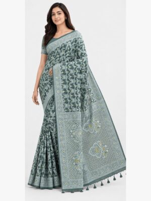 chanderi cotton saree