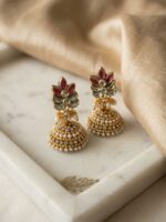 Women's Pearl Kundan Choker Set - Multicolour