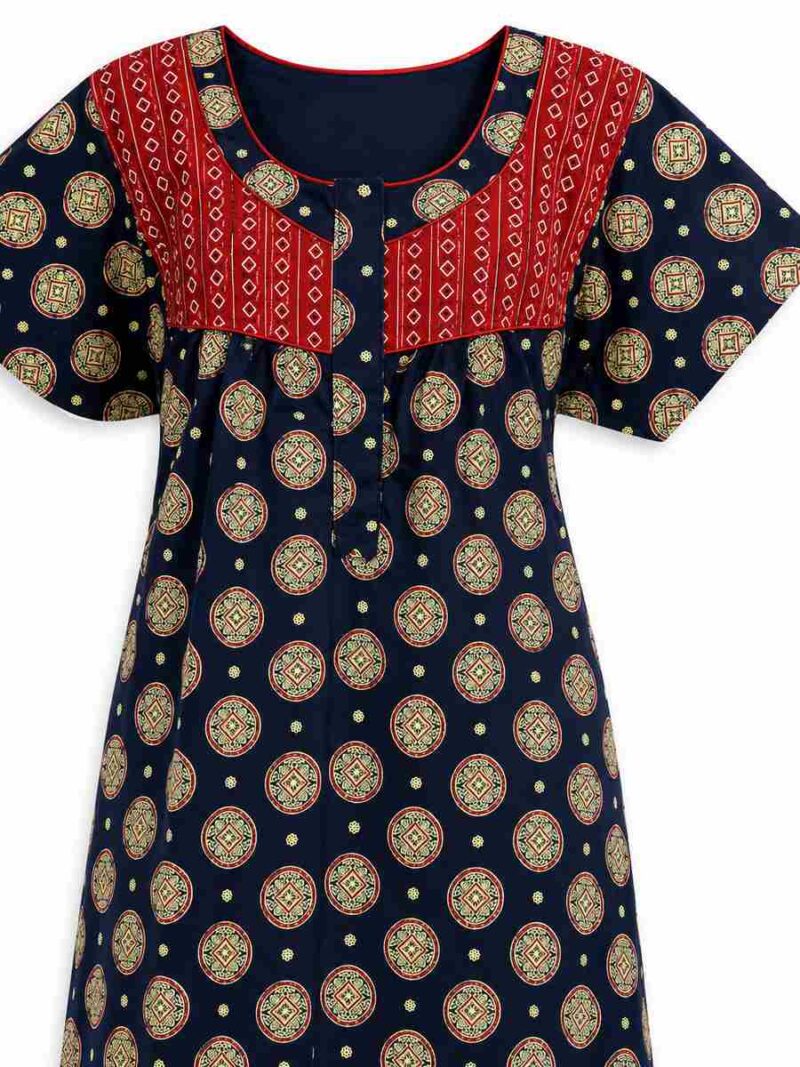 ajrakh cotton nighty