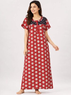 ajrakh cotton nighty