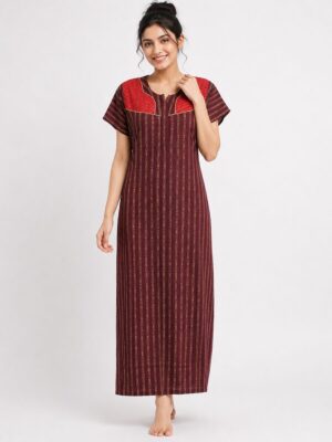 ajrakh cotton nighty