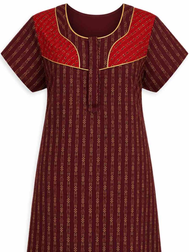 ajrakh cotton nighty