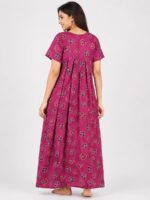 W-NY-409-04-TC-XXL-B Women's Cotton Feeding Nighty - Terracotta