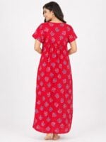 W-NY-409-07-RPK-XXL-B Women's Cotton Feeding Nighty - Rose Pink