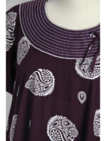 W-NY-439-02-PP-XXL_detail Women's Cotton Printed Nighty -Purple