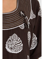 W-NY-439-04-BR-XXL_detail Women's Cotton Printed Nighty - Brown