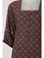 W-NY-441-05-MR-XXL_detail Women's Ajrakh Cotton Printed Nighty - Maroon