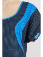 Women's Cotton Frock Nighty - Navy Blue