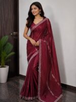 paper silk saree
