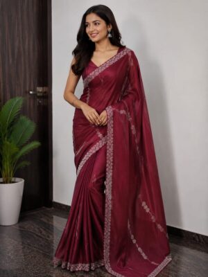 paper silk saree