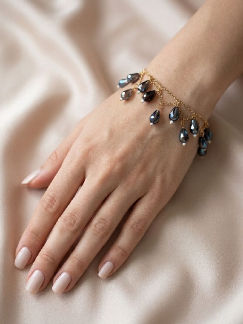 Women's Crystal Drop Bracelet - Multicolor