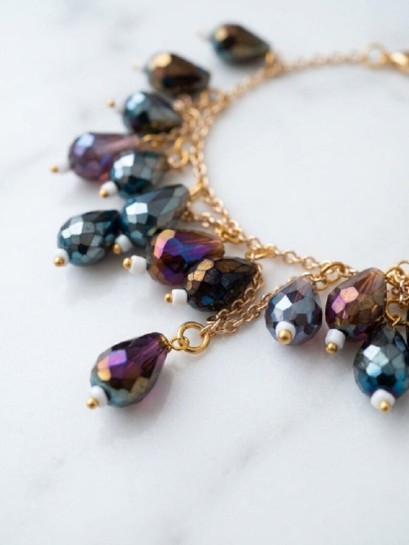 Women's Crystal Drop Bracelet - Multicolor