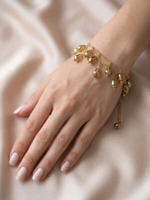 Women's Crystal Drop Bracelet - Multicolor