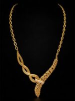 WJ-WP-D9-05-f Women's Alloy Designer Gold Necklace