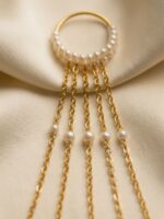 WJ-WP-HC09-WH-02 (3) Women's Pearl Hand Chain - White