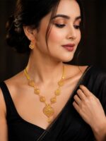 WJ-WP-K-432-08-b. Women's Alloy Traditional Gold Necklace