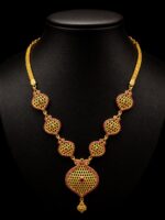 WJ-WP-K-432-08-f Women's Alloy Traditional Gold Necklace