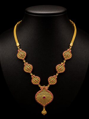 Women's Alloy Traditional Gold Necklace