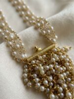 Women's Pearl Layered Necklace - White