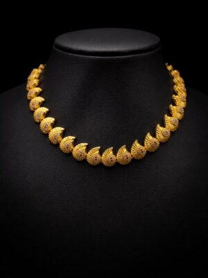 Women's Alloy Gold Statement Necklace