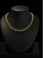 WJ-WP-S-30-07-f Women's Alloy Necklace Green