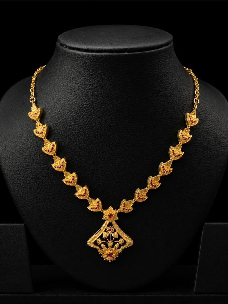 W-JW-OL-6-09-f Women's Alloy Temple Necklace