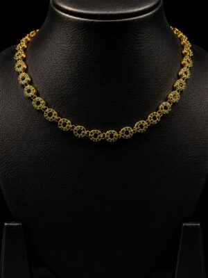 Women's Alloy Stone Necklace Green