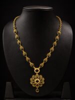 W-JW-TA-37-12-F Women's Alloy Pendant Necklace Gold & Black